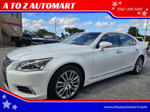 2016 Lexus LS 460 for sale at A TO Z  AUTOMART - A TO Z AUTOMART in West Palm Beach FL