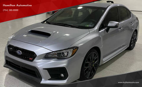 2019 Subaru WRX for sale at Hamilton Automotive in North Huntingdon PA