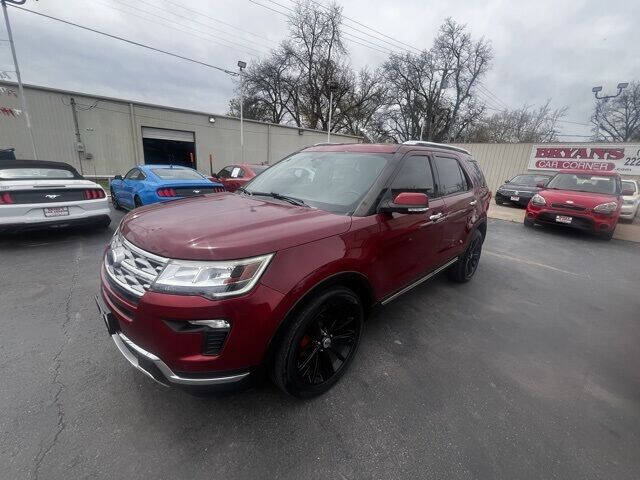 Red 2018 Ford Explorer Limited Limited 4dr SUV 1
