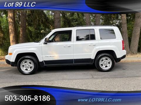 2016 Jeep Patriot for sale at LOT 99 LLC in Milwaukie OR