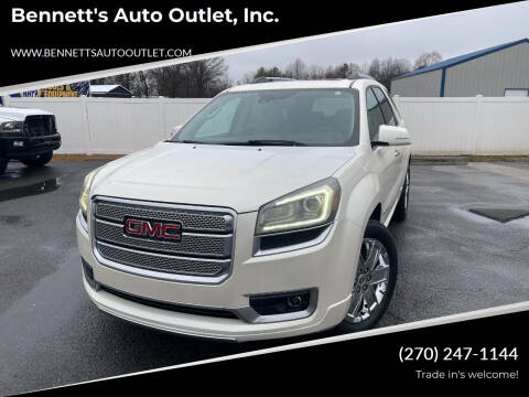 2014 GMC Acadia for sale at Bennett's Auto Outlet, Inc. in Mayfield KY