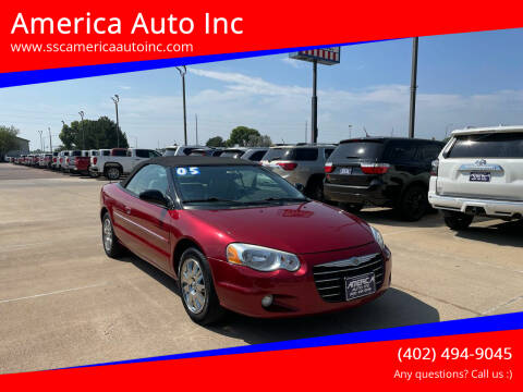 2005 Chrysler Sebring for sale at America Auto Inc in South Sioux City NE