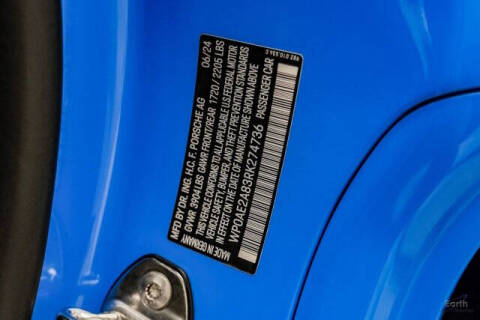 2024 Porsche 718 Cayman GT4 RS