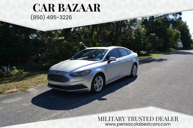 2018 Ford Fusion Hybrid for sale at Car Bazaar in Pensacola FL