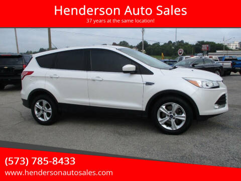 2016 Ford Escape for sale at Henderson Auto Sales in Poplar Bluff MO