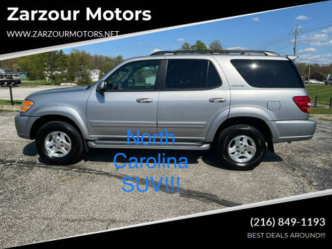 2002 Toyota Sequoia for sale at Zarzour Motors in Chesterland OH