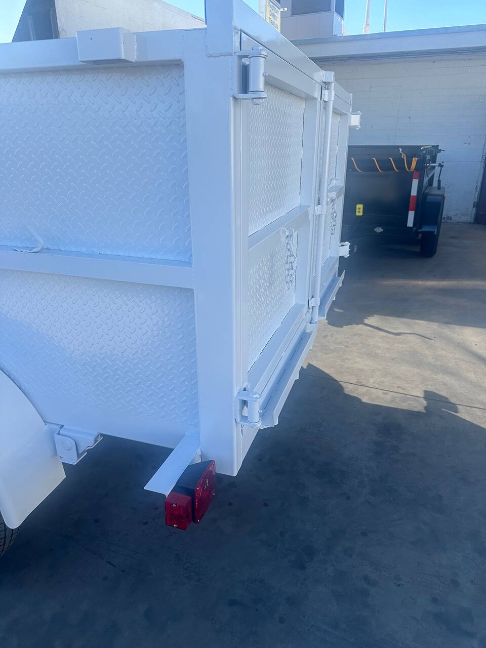 2025 Polestar 12x8x3 Diamond Plated Dump Trailer for sale at Factory Direct Trailer Sales in Phoenix, AZ