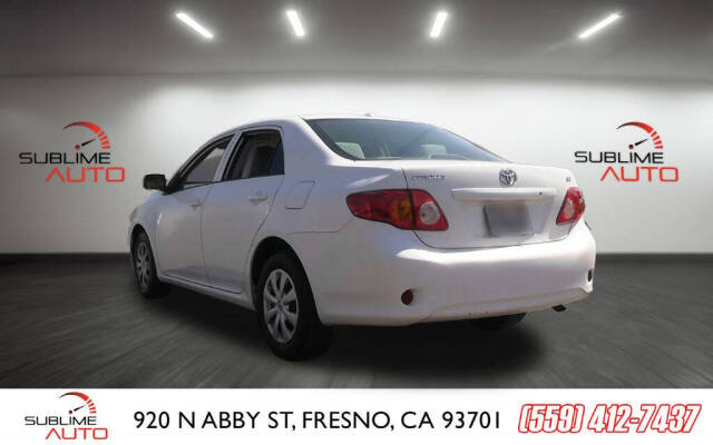 2010 Toyota Corolla for sale at SUBLIME AUTO in Fresno, CA