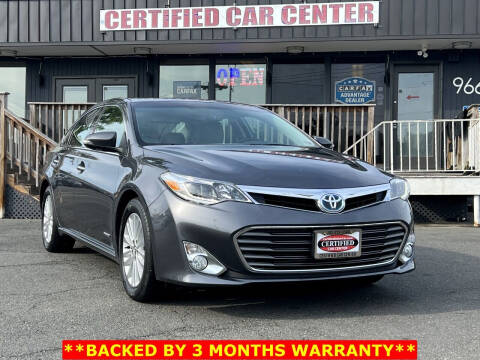 2013 Toyota Avalon Hybrid for sale at CERTIFIED CAR CENTER in Fairfax VA