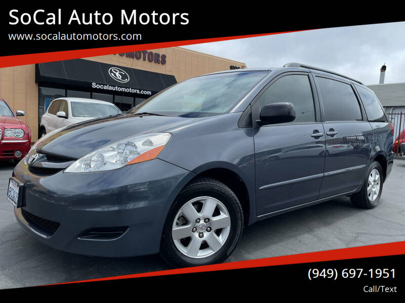 2009 Toyota Sienna for sale at SoCal Auto Motors in Costa Mesa CA