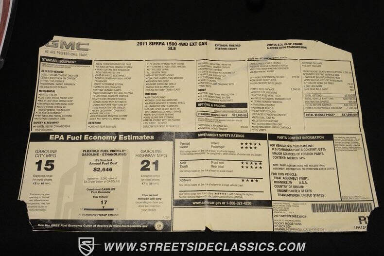 2011 GMC Sierra 1500 SLE