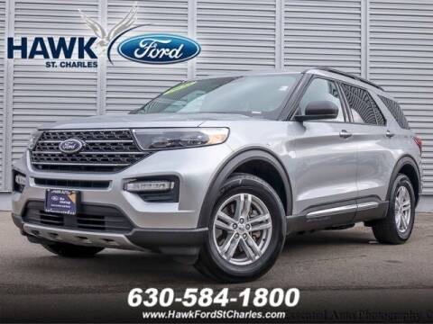 2020 Ford Explorer for sale at Hawk Ford of St. Charles in Saint Charles IL