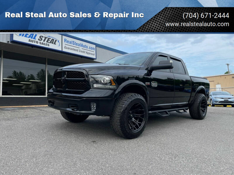 2013 RAM 1500 for sale at Real Steal Auto Sales & Repair Inc in Gastonia NC