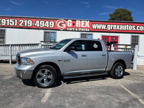 2018 RAM 1500 for sale at G Rex Cars & Trucks in El Paso TX