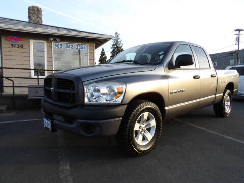 2007 Dodge Ram 1500 for sale at WEST COAST CAR SALES in Salem OR