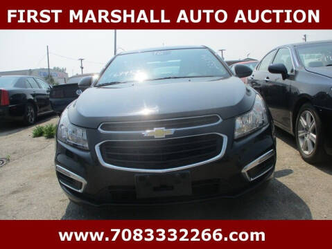2016 Chevrolet Cruze Limited for sale at First Marshall Auto Auction in Harvey IL