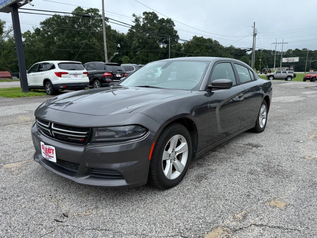 Black 2015 Dodge Charger SE SE 4dr Sedan 1