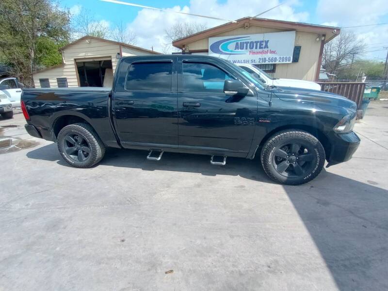 2018 RAM 1500 for sale at AUTOTEX FINANCIAL in San Antonio TX