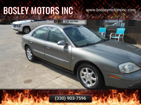 2001 Mercury Sable for sale at BOSLEY MOTORS INC in Tallmadge OH