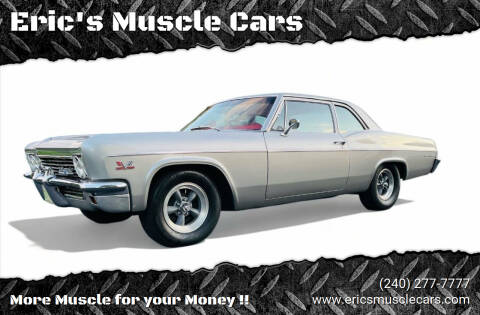1966 Chevrolet Bel Air for sale at Eric's Muscle Cars in Clarksburg MD