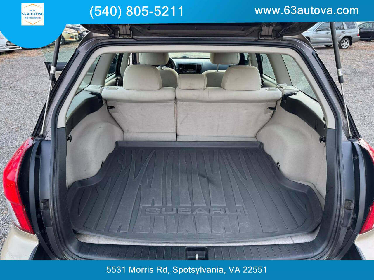 2008 Subaru Outback for sale at 63 Auto Inc in Spotsylvania, VA