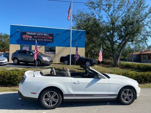 2012 Ford Mustang for sale at Primary Auto Mall in Fort Myers FL