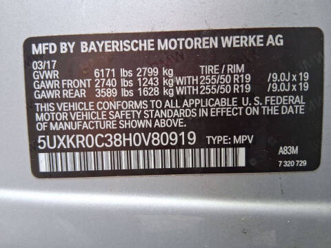 2017 BMW X5 xDrive35i