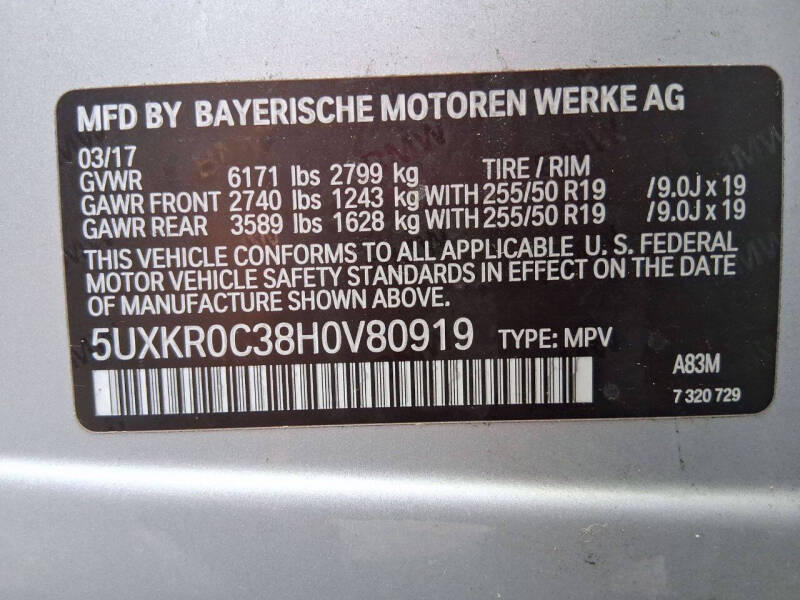 2017 BMW X5 xDrive35i