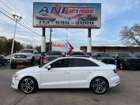 2019 Audi A3 for sale at ANF AUTO FINANCE in Houston TX