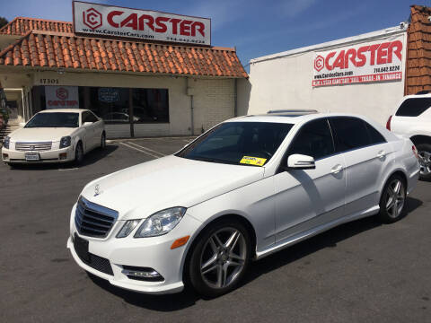 2013 Mercedes-Benz E-Class for sale at CARSTER in Huntington Beach CA