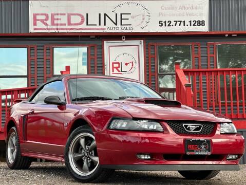 2002 Ford Mustang for sale at REDLINE AUTO SALES LLC in Cedar Creek TX