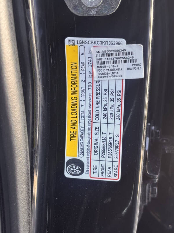 2019 Chevrolet Tahoe LT