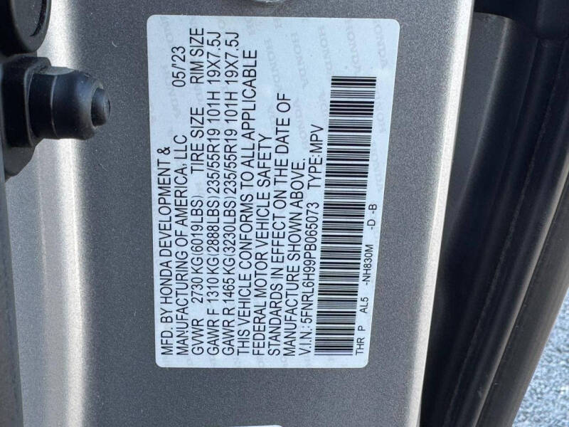 2023 Honda Odyssey Elite