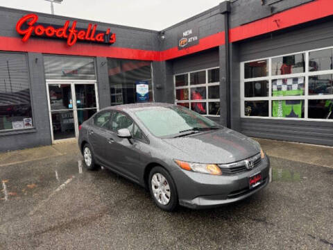 2012 Honda Civic for sale at Goodfella's  Motor Company in Tacoma WA