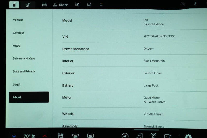 2022 Rivian R1T Launch Edition