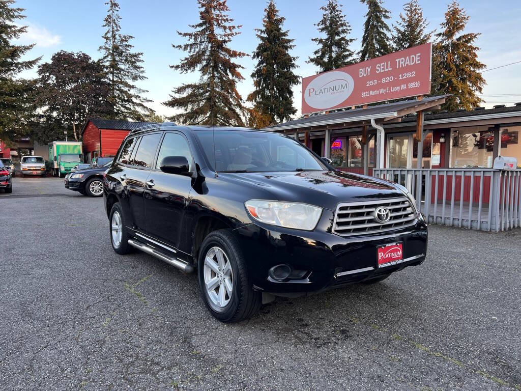 2008 Toyota Highlander for sale at PLATINUM AUTO SALES INC in Lacey, WA