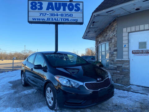 2016 Kia Forte for sale at 83 Autos LLC in York PA