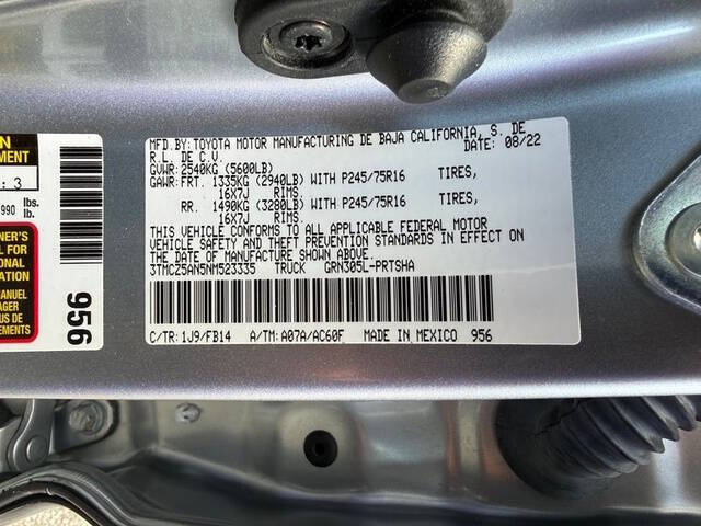 2022 Toyota Tacoma SR5 V6