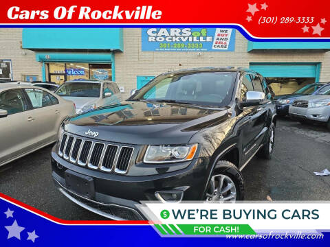 2015 Jeep Grand Cherokee for sale at Cars Of Rockville in Rockville MD