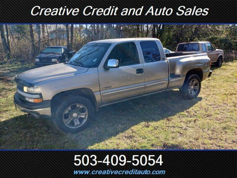 2000 Chevrolet Silverado 1500 for sale at Creative Credit & Auto Sales in Salem OR