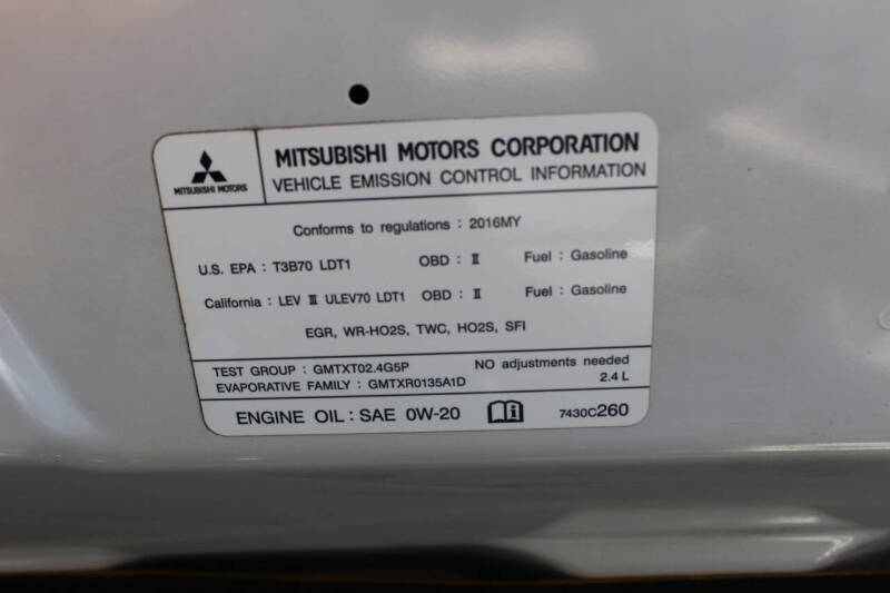 2016 Mitsubishi Outlander Sport 2.4 SE