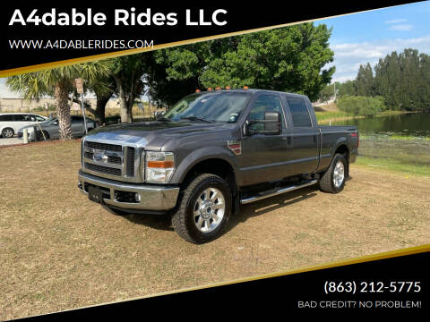 2008 Ford F-250 Super Duty for sale at A4dable Rides LLC in Haines City FL