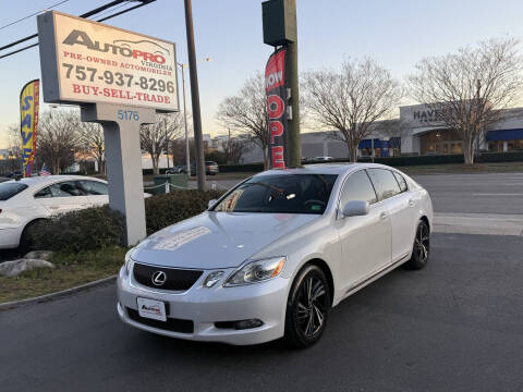 2006 Lexus GS 300 for sale at AutoPro Virginia LLC in Virginia Beach VA