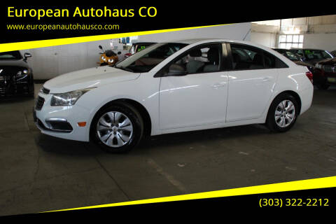 2016 Chevrolet Cruze Limited for sale at European Autohaus CO in Denver CO