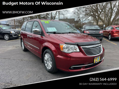 2013 Chrysler Town and Country for sale at Budget Motors of Wisconsin in Racine WI