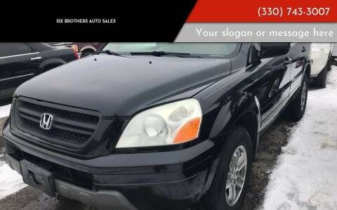 2005 Honda Pilot for sale at Six Brothers Mega Lot in Youngstown OH