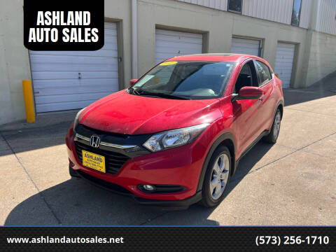 2016 Honda HR-V for sale at ASHLAND AUTO SALES in Columbia MO