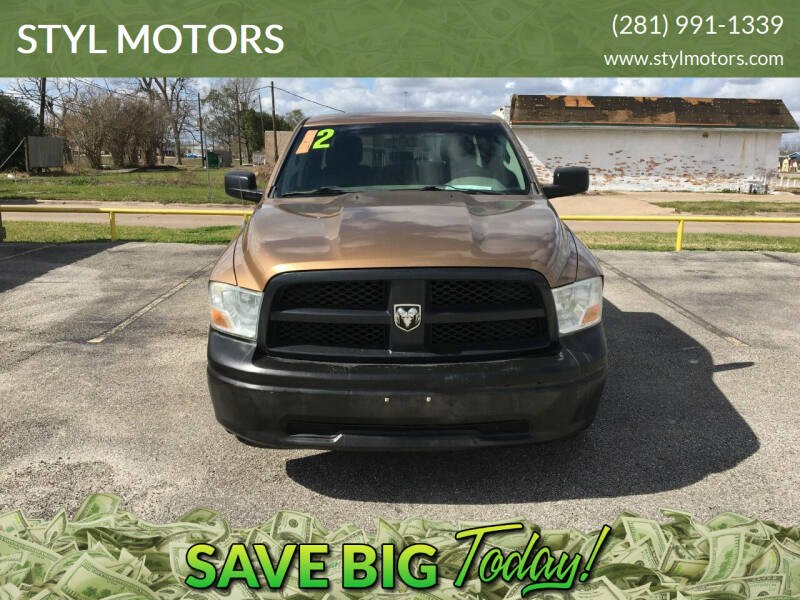 2012 RAM 1500 for sale at STYL MOTORS in Pasadena TX