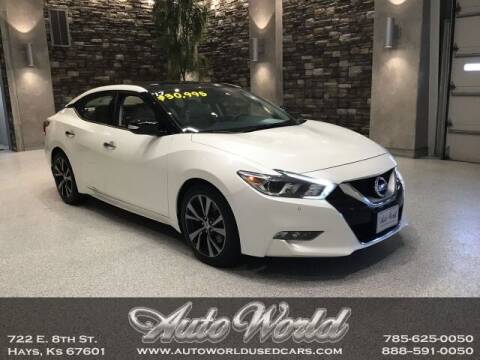 2017 Nissan Maxima for sale at Auto World Used Cars in Hays KS