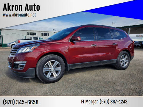 2016 Chevrolet Traverse for sale at Akron Auto in Akron CO